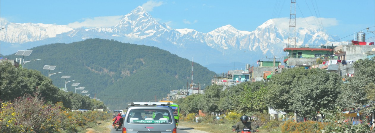 Pokhara mountain view